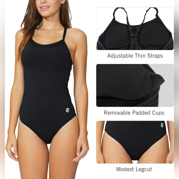 BALEAF Bathing Suit Athletic Takini Swimsuit - Picture 3 of 3